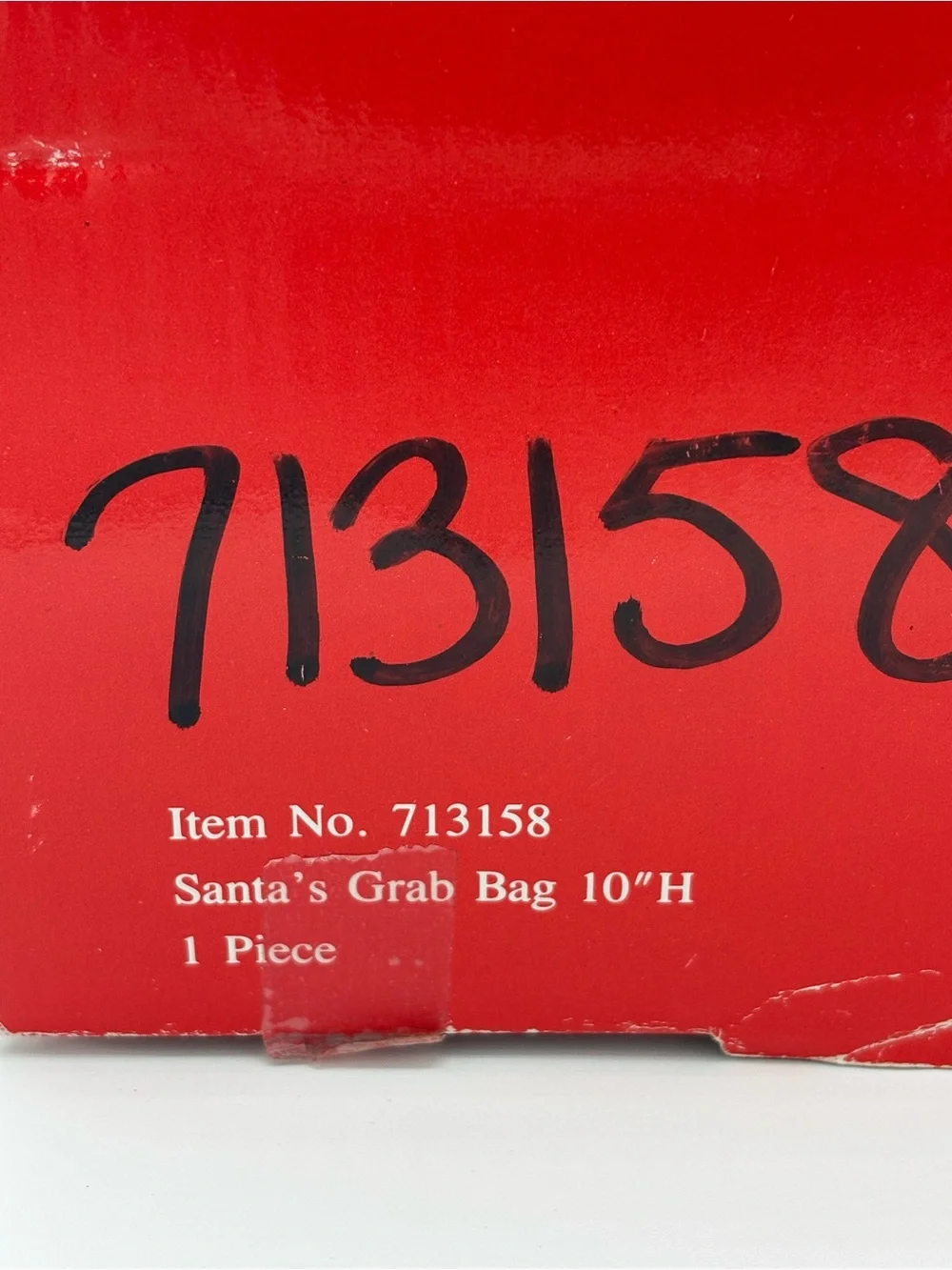Possible Dreams Clothtiques Santa’s Grab Bag 713158 Box Tag Child 1997